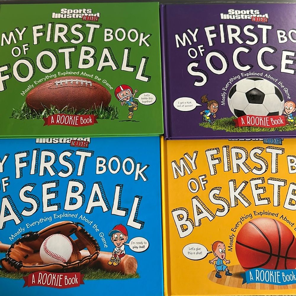 My First Book of Football/Soccer/Basketball/Baseball